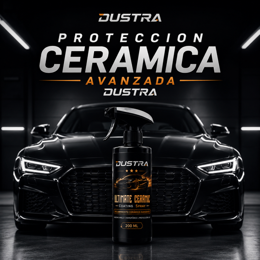 Dustra Ceramic - Brillo Intenso y Pelicula Protectora En Spray